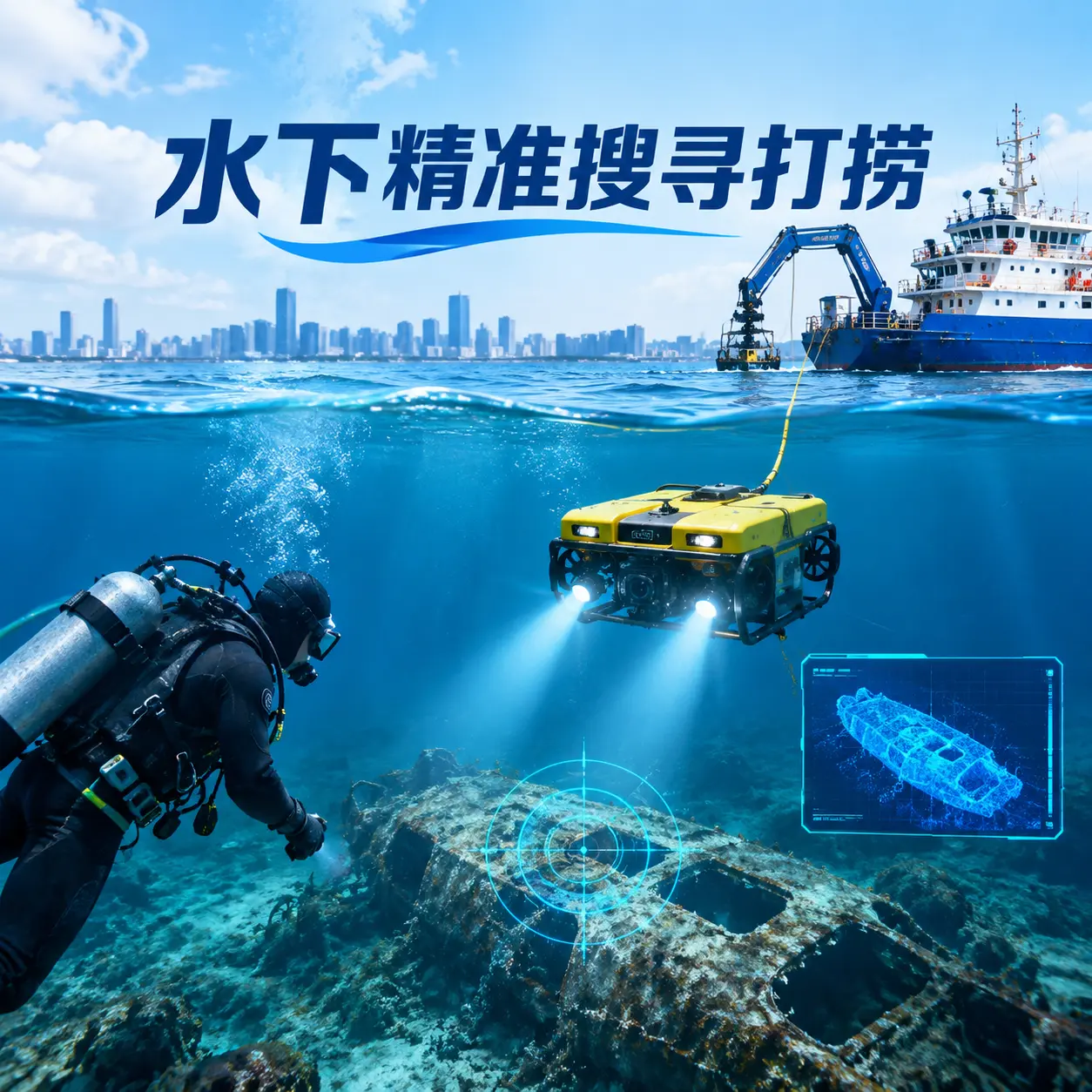 昌黎水下精准搜寻打捞